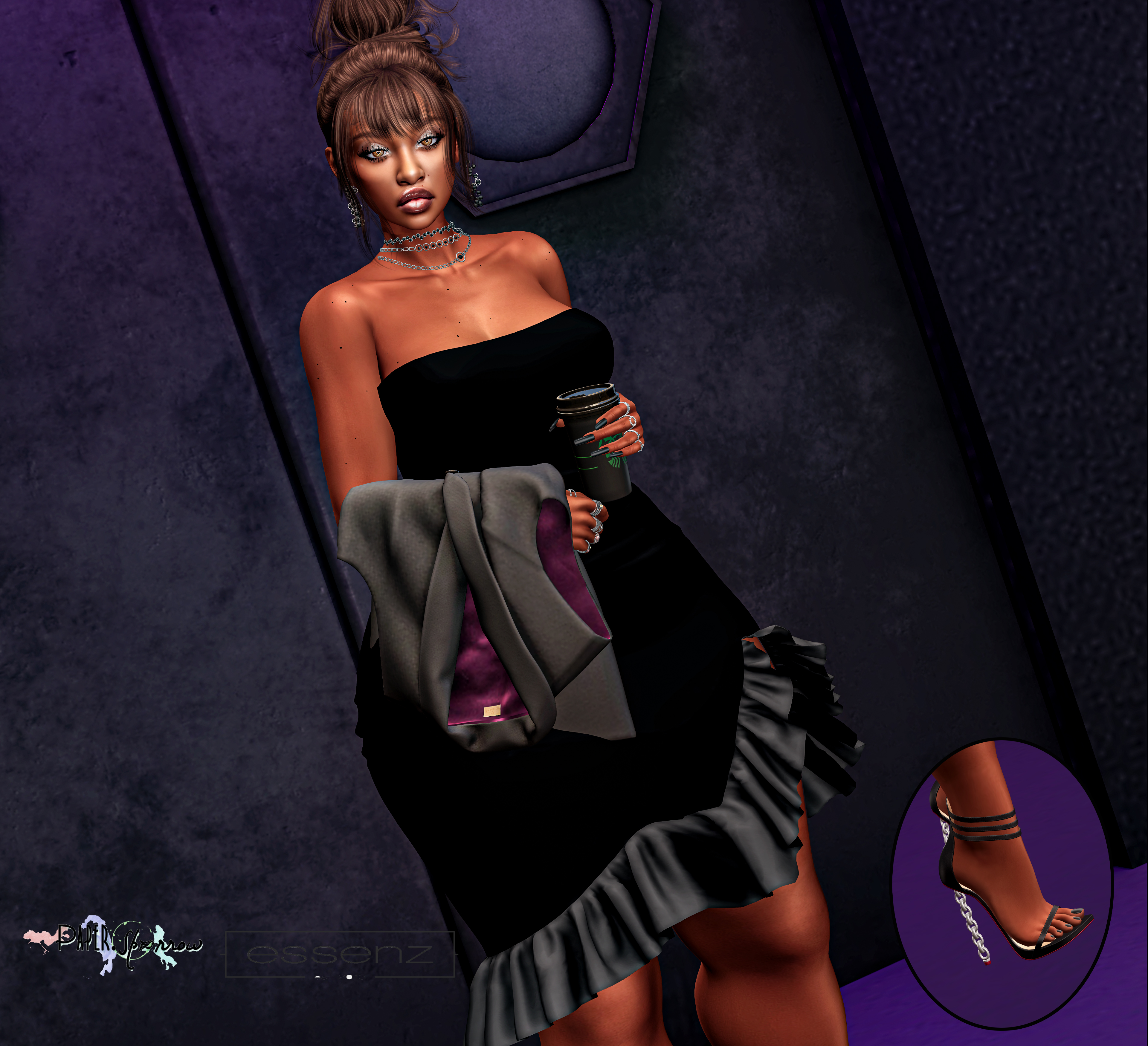 PaperSparrowLovecraftDress